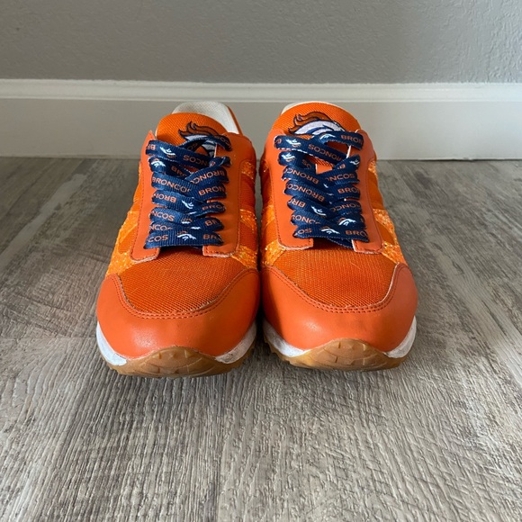 Orange Glitter Women's Sneakers - Picture 2 of 4